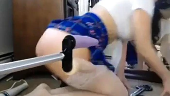 Girl-rides machine - camgirls69.ml: Doggy, Big Tits  Amateur Porn