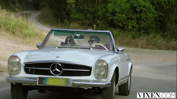 VIXEN Beautiful Stefany has passionate affair on road trip