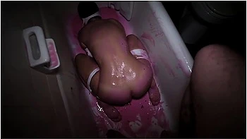 Pink And Messy Piss Anal Creampie