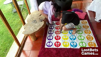 Get Ready For A Heated Game Of Strip Twister With Amelia And Lucas With Celestina Blooms And Aften Opal