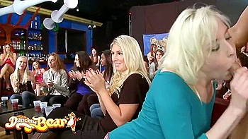 Strippers And Hot Sexually Excited Ladies Expecting To Show Off Their Jock Sucking Skills!