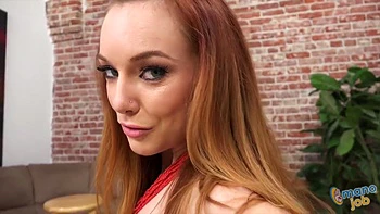 Teasing My Cock And Gets A Facial - Dani Jensen