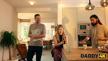 DADDY4K. Perfect natural ass and tits are available for daddy ft. Georgia Koneva  Ian Scott: Porn