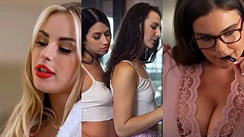 Syren De Mar s Threesome Fantasy - Blindfolded  Double Teamed by NF Busty: Porn