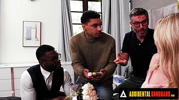 ACCIDENTAL GANGBANG - Dumped Girls Rebel Rhyder Gets Gangbanged To Change Her Mind: Porn