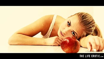 Sexy redhead dominates her cute girlfriend with a big dildo by The Life Erotic: Porn