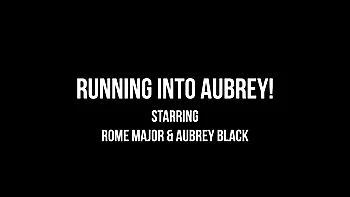 Running Into Aubrey Black!