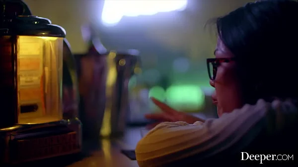 Deeper. Petite cutie Lulu Chu gets creampied by Anton''s BBC