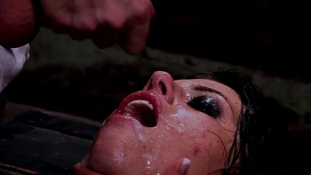 Adriana Chechik gets her pussy filled with cum by multiple guys