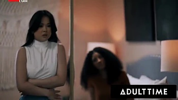 Asian Beauties Ling-luluchu & Septemberein - A Steamy Threesome Adventure