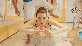 Sunny Honey, the stunning brunette from minsk, belarus, in a steamy thong scene.