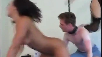 Two Sexy Brunettes Are Having Fun With Their Slave With Olivia Saint And Sandra Romain