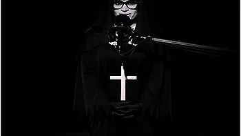 Italian Joi: The Blessing Of Milf Nun Ruber Flamma To Cum On Her Tits