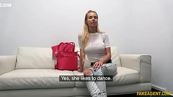 Florane Russells Wild Czech Passion In Office