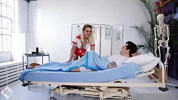 Blonde Porn Babe Gina Varney Is A Hot Horny Nurse Craving Her Patients Big White Cock Balls Deep In Her Wet Pussy