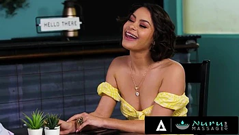 NURU MASSAGE - Gorgeous Babe Nicole Aria Shows Her Businessman Friend What A Real Nuru Massage Is: Porn