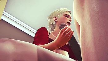 Sabrina is giving a POV blowJob : Sabrina the teenage witch 3D porn parody