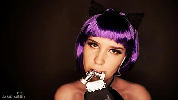 ASMR Neko Licking Mic  Kisses: Babe, Eporner  Solo Porn