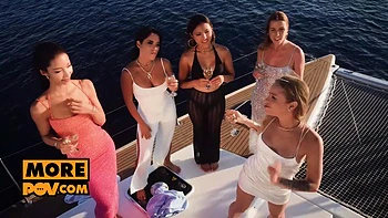 Alexa Flexy, Lia Lin And May Thai Fourway Boat Fuck At Sea