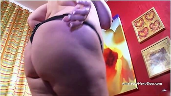 Hanging Belly, Large Areolas And Fat Ass