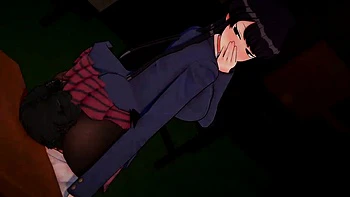 Komi-san before graduation