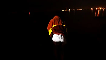 Horny girlfriend sucks me off in public