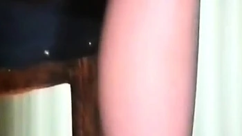 British Secretary Strips from Lingerie to Stockings for Soft