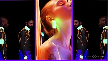 NEON GANGBANG -  Hot Wax and Hard Cocks