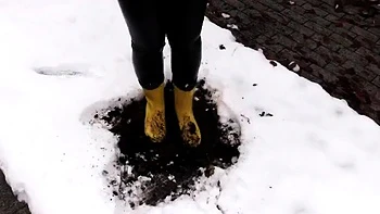 LadyKarame Meine Gummistiefel müssen glänzen, also leck