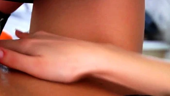 Seductive Teen Works On Her Blowjob Technique