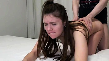 18 yo teen gets doggystyle during workout! Princess Alice