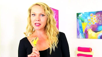 Pantyhosed mature Abi fingers in bathroom