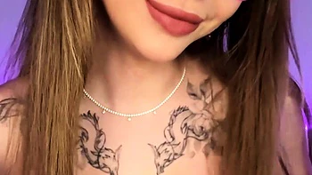 A bare female with thick breasts adorned in a rabbit mask