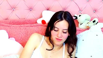 Amateur striptease and Solo masturbation