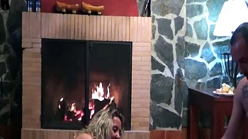 Amazing amateur blonde enjoying a doggystyle