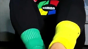 Exotic brunette hardcore foot fetish fuck