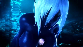 Two 3d cartoon cuties are ready for their bath