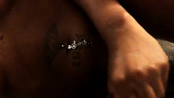 Lovely Amateur teen brunette masturbating outdoor