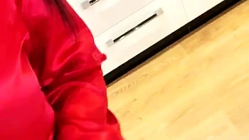 Busty brunette solo masturbation