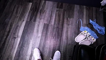 Hardcore double blonde blowjob