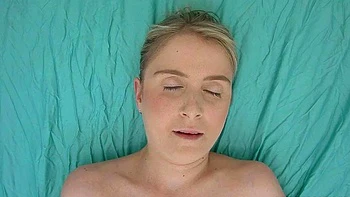 Sweet beauty masturbating on webcam close up