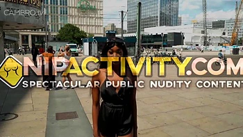 Blonde babe Kagney Karter horny solo masturbation outdoors