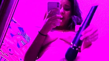 Big boobs milf masturbates with her dildo