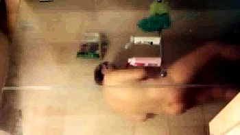 Spying on Stepmom showering and masturbating