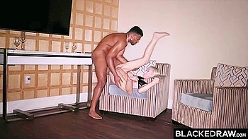 Bombshell Fit Blonde Sky Devours Troys