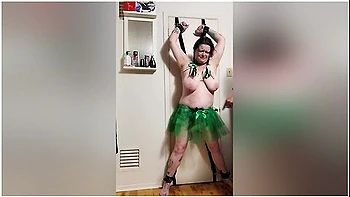 St Patrick Day Fun Slave Girl Tied Up And Made Hardcore Suck My Hard Cock