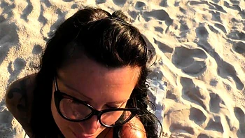 Public Beach Anal Adventure With A Horny Milf