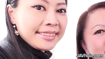 Japanese Girl And Her Stepmother Share A Cock