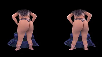 Twerk & Squirt - Petite Ebony Asshole [Re-mastered]