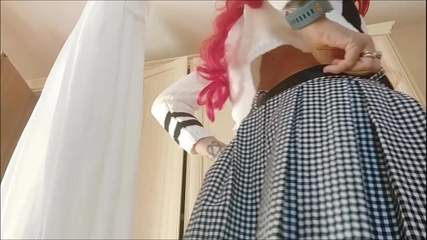 my beautiful legs ... I open them and show you everything by lifting my skirt